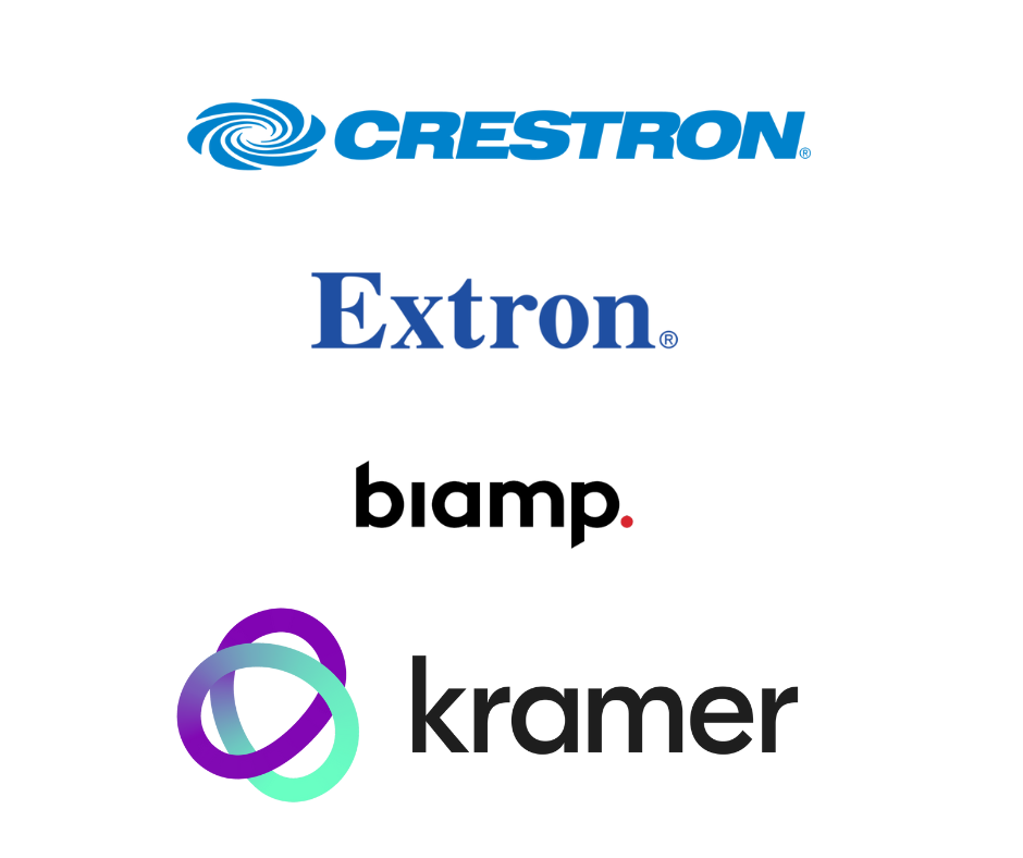Crestron, Extron, Biamp, Kramer